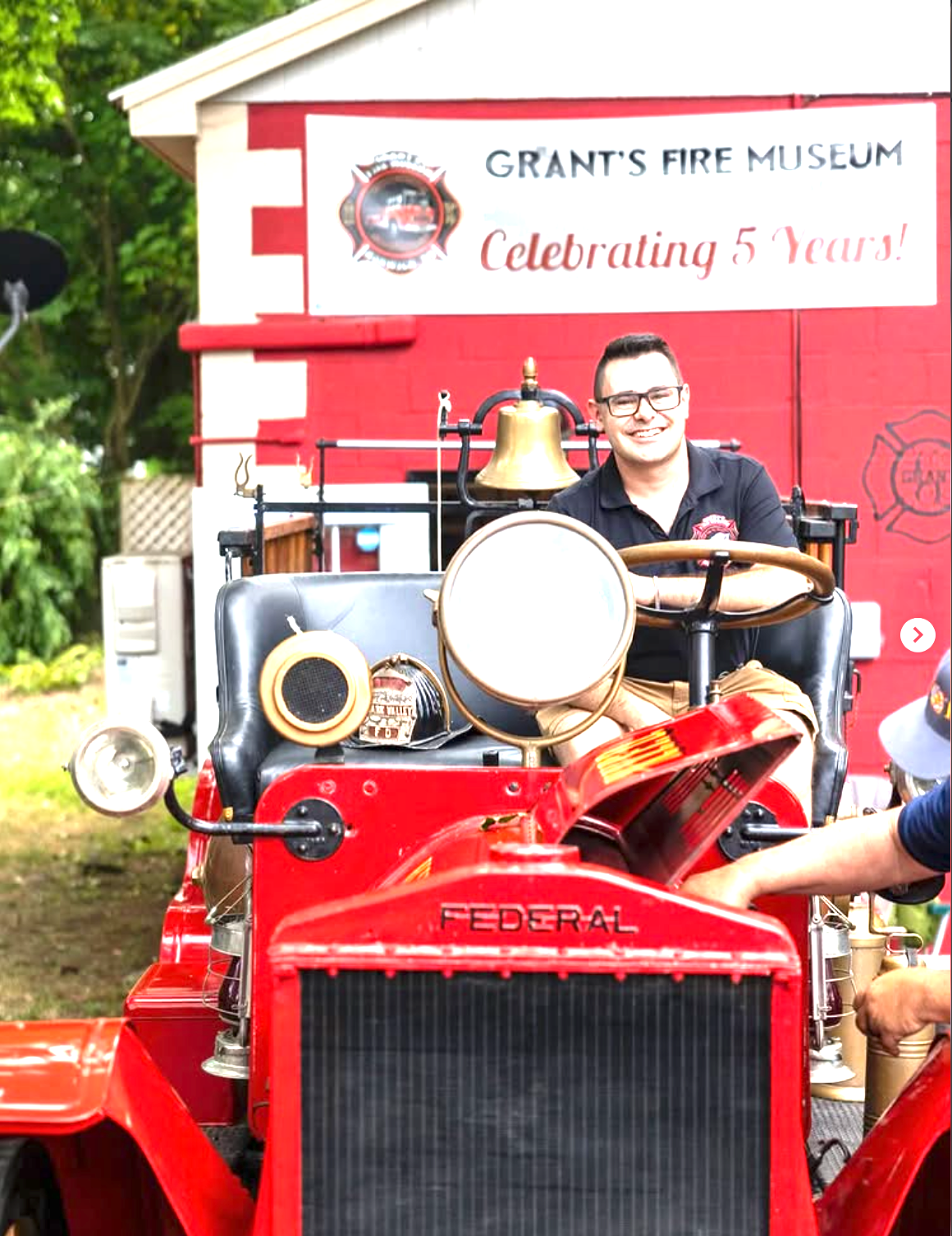 Andrew Grant, founder of Grant’s Fire Museum